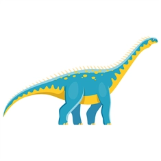 Barapasaurus Dinosaur Transparent Sticker